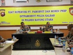 Ditpamobvit Polda Kalbar Supervisi Monev PNBP Di Polres Kayong Utara