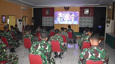Hari Dharma Samudera, TNI Demak Nobar Wayang Orang Pandawa Boyong