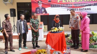 Kapolres Batang Meresmikan Barak Dalmas Wicaksana Leghawa