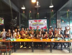 Kapolres Landak Akbp I Nyoman Budi Artawan.,S.H.,S.I.K.,M.M melaksanakan, Juma’t Curhat di Cafe Legian Ngabang