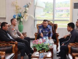 Kapolres Melawi Bersama PJU Melakukan Kunjungan Silaturahmi Kepada Bupati Melawi