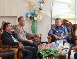 Kapolres Melawi Bersama PJU Silaturahmi Kepada Bupati Melawi