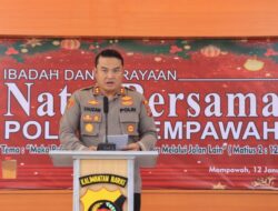 Kapolres Mempawah AKBP Fauzan Sukmawansyah Mengucapkan Selamat Natal