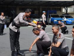 Kapolres Semarang pimpin Upacara Kenaikan pangkat 58 personel