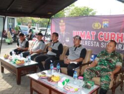 Kapolresta Sidoarjo Jum’at Curhat di Pasar Sukodono