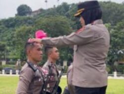 Kayanma Polda Jateng Pimpin Upacara Bintra Pembaretan Bintara Remaja Yanma Polda Jateng