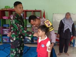 Kenalkan Profesi Polisi Sejak Usia Dini, TNI-Polri Demak Sambang TK