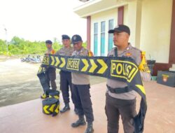 Latihan Rutin Kompi Dalmas Polres Kayong Utara Kalbar
