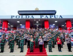 Panglima TNI bersama Kepala Staf Resmikan Polda Papua Baru, Kapolri: Wujud Sinergitas Makin Kokoh