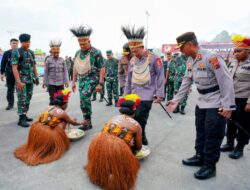Panglima TNI dan Kepala Staf Meresmikan Polda Papua Baru, Kapolri: Wujud Sinergitas Makin Kokoh