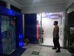 Patroli Polsek Dempet Patroli di Sekitar Perbankan, Waspadai Pembobolan Mesin ATM