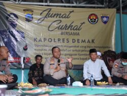 Permasalahan Banjir Menjadi Topik Jum’at Curhat Polres Demak