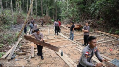 Polres Bengkayang Laksanakan Patroli dan Razia Antisipasi illegal logging