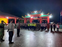 Polres Kayong Utara apel Pengamanan Jelang Tahun Baru Imlek 2574 Kongzii dan Cap Go Meh Tahun 2023
