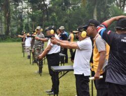 Polres Wonosobo Gelar Latihan Menembak Bersama Forkopimda