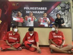 Polrestabes Semarang Amankan Tiga Orang Pengedar Narkoba