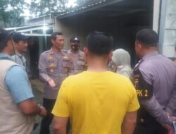 Polsek Banyumanik Hadir, Ada Tanah Ambles dan Dinding Retak di Perumahan Muteran Residence Semarang
