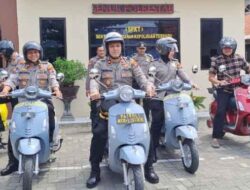 Polsek Genuk Gunakan Lima Unit Motor Listrik Demi Tingkatkan Patroli Pemukiman