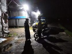Polsek Karangtengah Patroli Malam Berikan Himbauan Kepada Para Remaja
