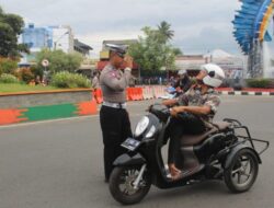 Ratusan Pengendara Roda 2 Di Pangandaran Terjaring Razia Penertiban Penggunaan Helm