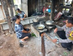 Sambang ke Desa binaan, bhabinkamtibmas Tegalrejo Semarang berikan motivasi dan himbauan