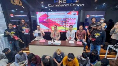 Satreskrim Polrestabes Semarang Tangkap 10 Pelaku Penyerangan Cinde