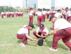 Sebanyak 132 Bintara Remaja Polda Kalbar Ikuti Outbound dan Team Building