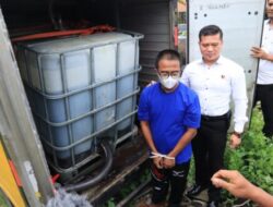 Seorang Pelaku Penyalah Gunaan BBM Subsidi di Amankan Sat Reskrim Polres Rembang