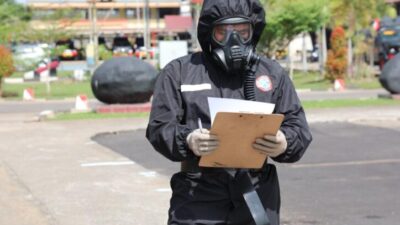 Tingkatkan Kemampuan, Detasemen Gegana Brimob Polda Kalbar Gelar Latihan