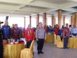Wakapolres Bengkayang Hadiri Pelantikan Pengurus Dewan Adat Dayak Kabupaten Bengkayang