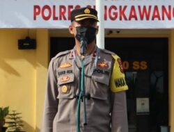Wakapolres Singkawang Kalbar Beri Arahan Kepada Personel Operasi Liong Kapuas 2023