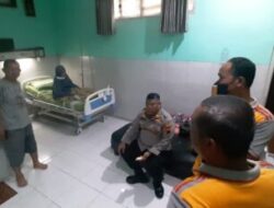 Wujud peduli, Kapolsek Winosalam Jenguk Keluarga Anggota Yang Sakit