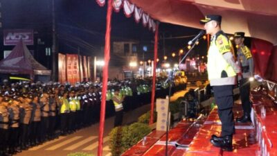 1.094 PERSONEL GABUNGAN PENGAMANAN KEGIATAN FESTIVAL BUDAYA CAP GO MEH 2023 DI KOTA SINGKAWANG