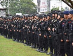 Apel Kesiapsiagaan Sat Brimob Kalbar Untuk Menghadapi Perkembangan Situasi Kamtibmas