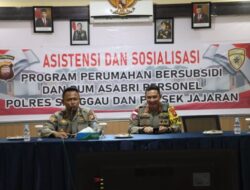 Asistensi dan Sosialisasi Program Perumahan Bersubsidi dan PUM Asabri di Polres Sanggau