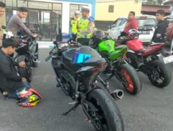 BERIKAN RASA NYAMAN PADA MASYARAKAT POLRES BENGKULU TENGAH LAKUKAN RAZIA KNALPOT RACING/ BRONG