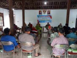 Bhabinkamtibmas Polsek Karanganyar Demak Hadiri Lelang Tanah Bondo Desa Tugu Lor