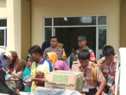 Bhabinkamtibmas dan Babinsa Amankan Pasar Murah Di Desa Jali