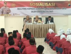 Cegah Bullying, Kepolisian Resor Kota Pati Memberikan Sosialisasi dan Edukasi Kepada Siswa MTs Miftahul Huda