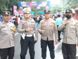 AKP Rony Monitor Event Lomba Lari Run Against Cancer 2023 Di Klenteng Sam Poo Kong Semarang