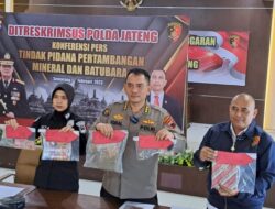 Diwarnai Kucing-Kucingan, Polda Jateng Gerebek 2 Lokasi Tambang Ilegal