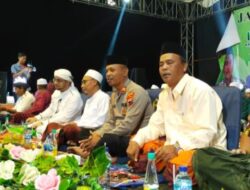 Dukung Kegiatan Keagamaan, Kapolsek Pancur Hadiri Pengajian Bersama Dalam Rangka Isra Mi’raj Nabi Muhammad SAW