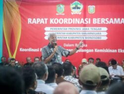Gubernur Jateng Minta Kades di Banjarnegara Data Ulang Warga Miskin Ekstrem