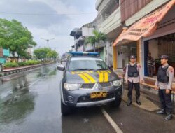 Hujan, Polsek Tingkatkan Kewaspadaan Antisipasi Gangguan Kamtibmas dan Bencana Alam