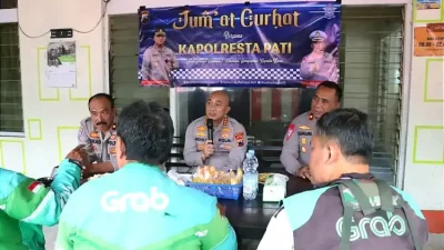 Jumat Curhat, Driver Ojol Mengeluhkan Hal Ini Kepada Kapolresta Pati – Indo Berita