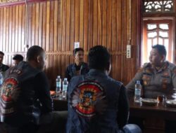 Jum’at Curhat : Kapolres Kapuas Hulu Kalbar Silaturahmi Komunitas Club Motor PCCB