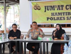 “Jumat Curhat” Kapolres Sambas bersama KPU, Kajari dan Kesbangpol Kabupaten Sambas Kalbar