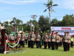 Kapolres Batang Memimpin Sertijab Wakapolres, Kabag, Kasat, Kasi dan Kapolsek