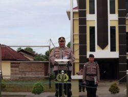 Kapolres Kapuas Hulu Kalbar Pimpin Gelar Pasukan Operasi Keselamatan Kapuas-2023