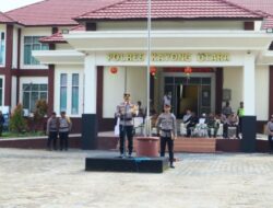 Kapolres Kayong Utara Kalbar Pimpin Gelar Operasi Keselamatan Kapuas 2023